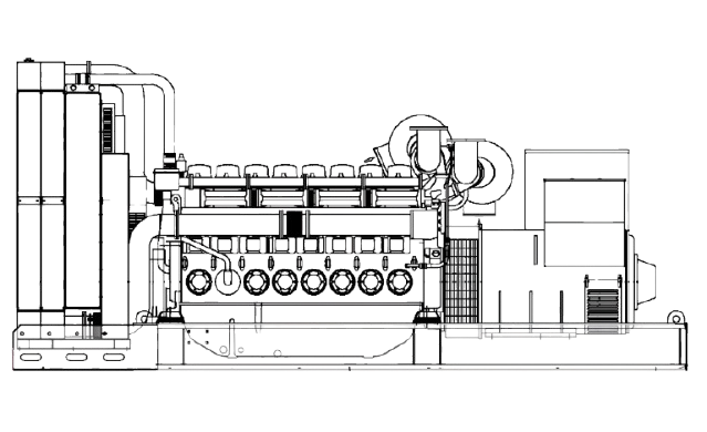 Land-based generator set